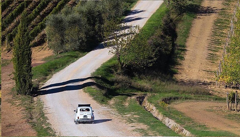 FIAT 500 VINTAGE TUSCANY DRIVING TOUR “LA DOLCE VITA”